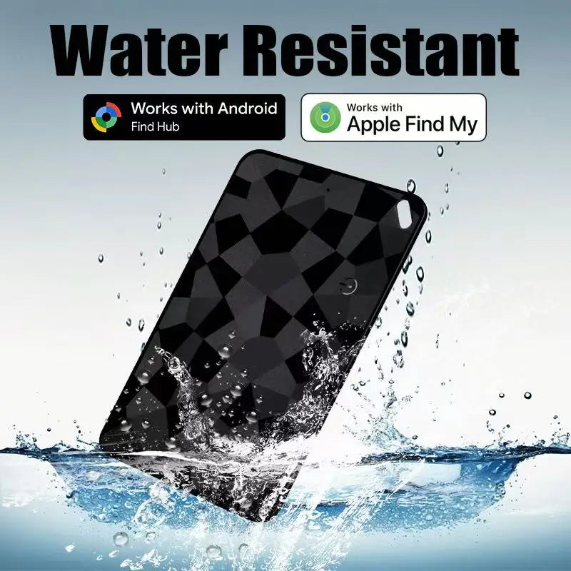 Dual System Wallet Tracker Smart Finder Works with Android Google Find Hub or IOS Apple Find My APP Item Locator for Luggage